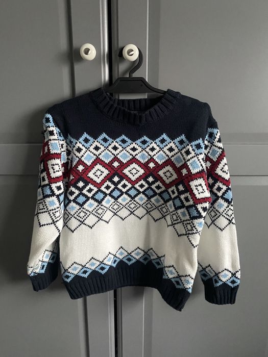 Nowy bawełniany sweterek chłopięcy H&M 116cm