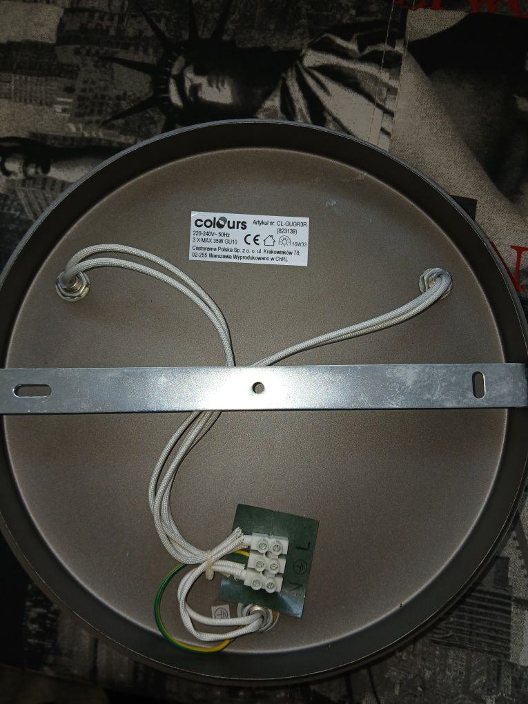 Lampa sufitowa 3 punktowa led plafon