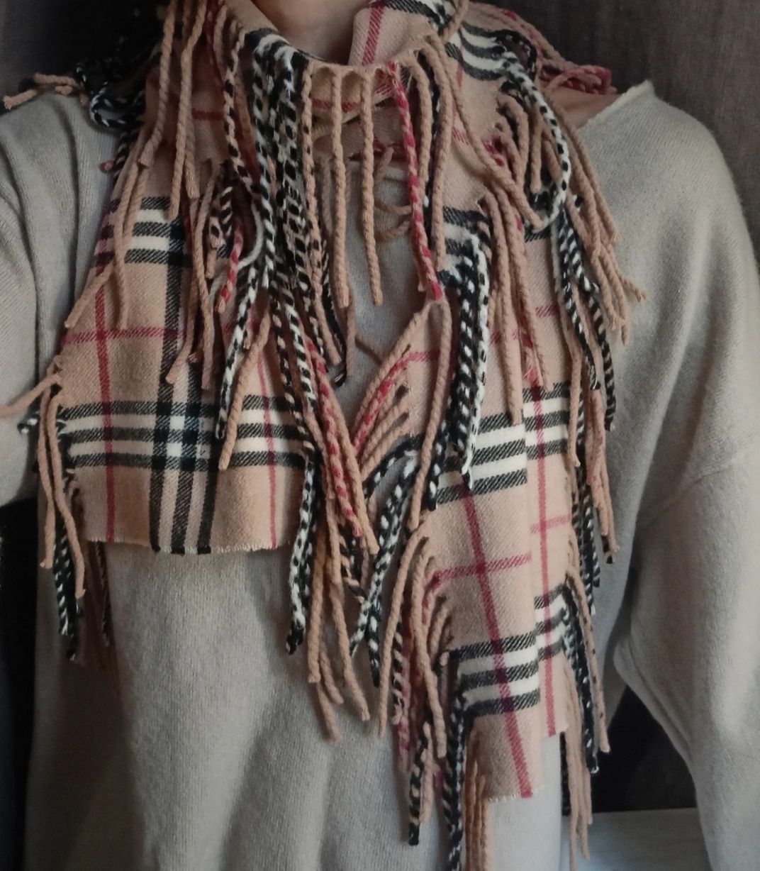 Szalik kaszmir Burberry