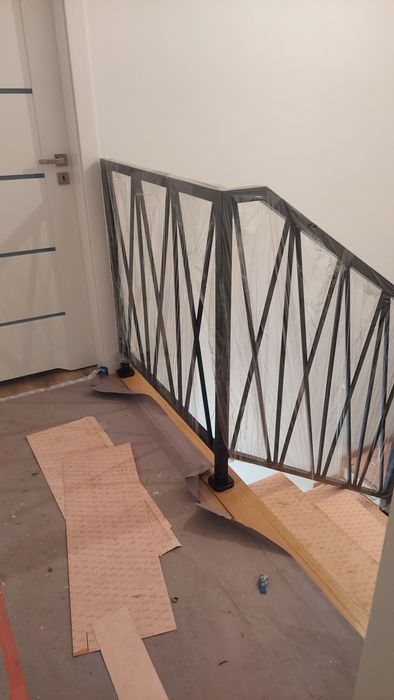 Balustrada Zewnętrzne Wewnętrzne Malowane Proszkowo