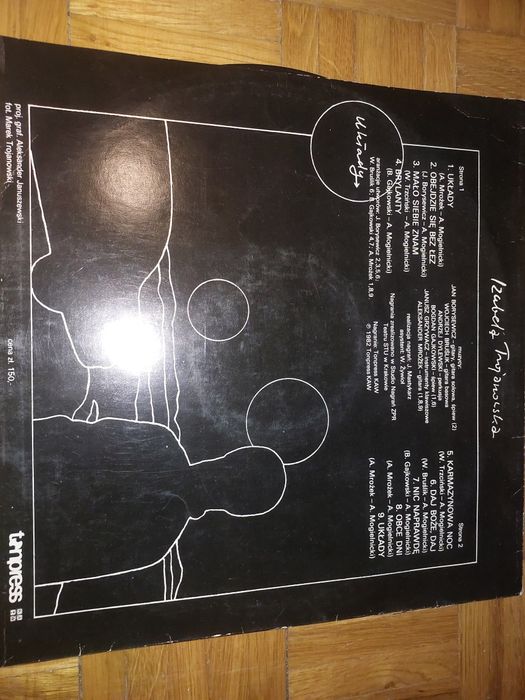 Płyta winyl Izabela Trojanowska album Układy