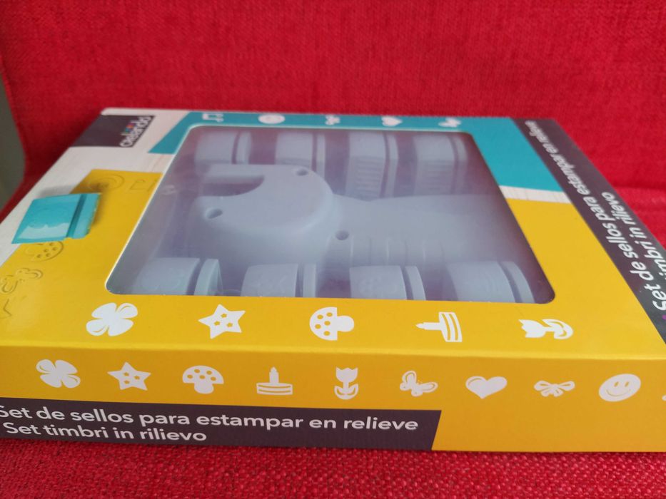 Conjunto de Carimbos para Estampar em Papel - 10 motivos