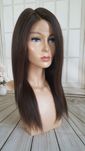 Peruka z włosów naturalnych Agnieszka brąz lace front