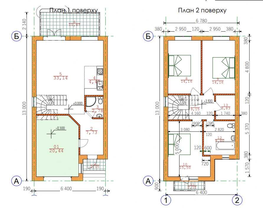 Продам будинок з ідеальним плануванням і гаражем №5 в Пасічній