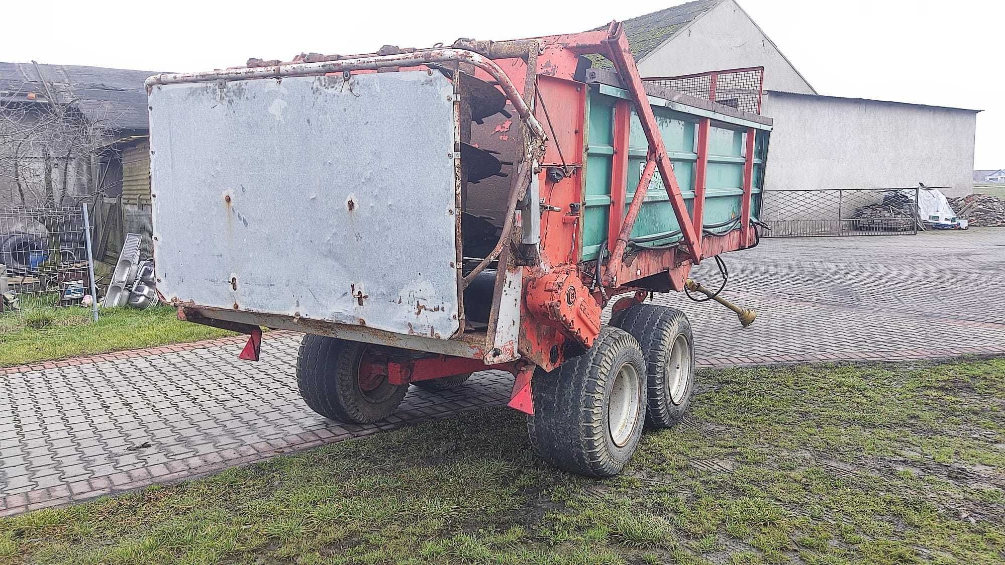 Rozrzutnik do obornika wapna Kemper 8 Ton Tandem