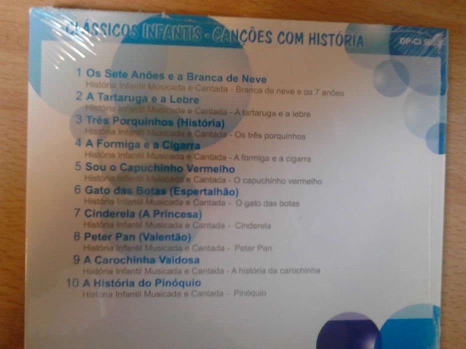 5 CD's de música infantil