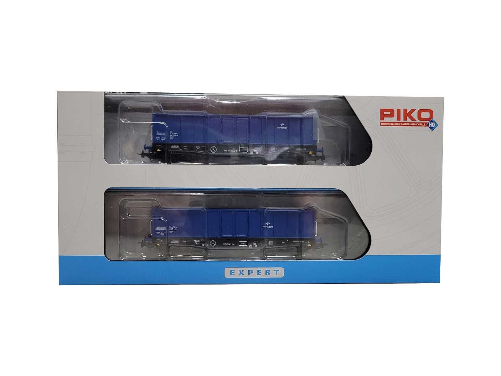 PIKO 58260. Zestaw: dwa wagony 401Zk, PKP Cargo, ep.VI, skala H0