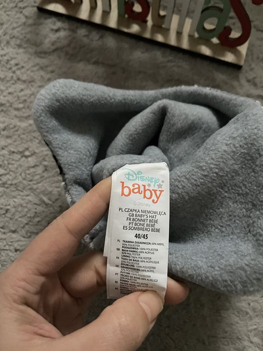 Nowa świątwczna zimowa czapka dla niemowlaka