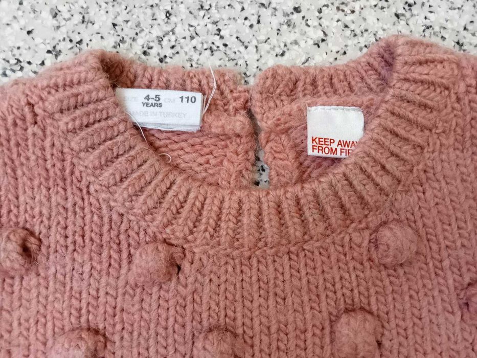 Camisola menina quentinha 4-5 anos