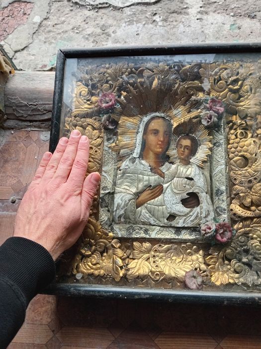 Икона на дереве старая , старинная , старовинна ікона