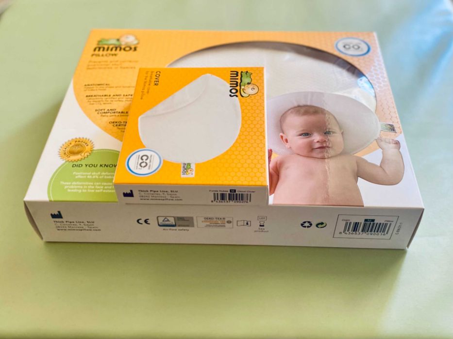 Poduszka ortopedyczna MIMOS dla dziecka, rozmiar M z poszewką M, NOWA