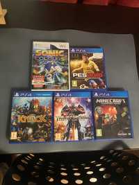 Jogos PS4 e Wi ( posso vender separado)