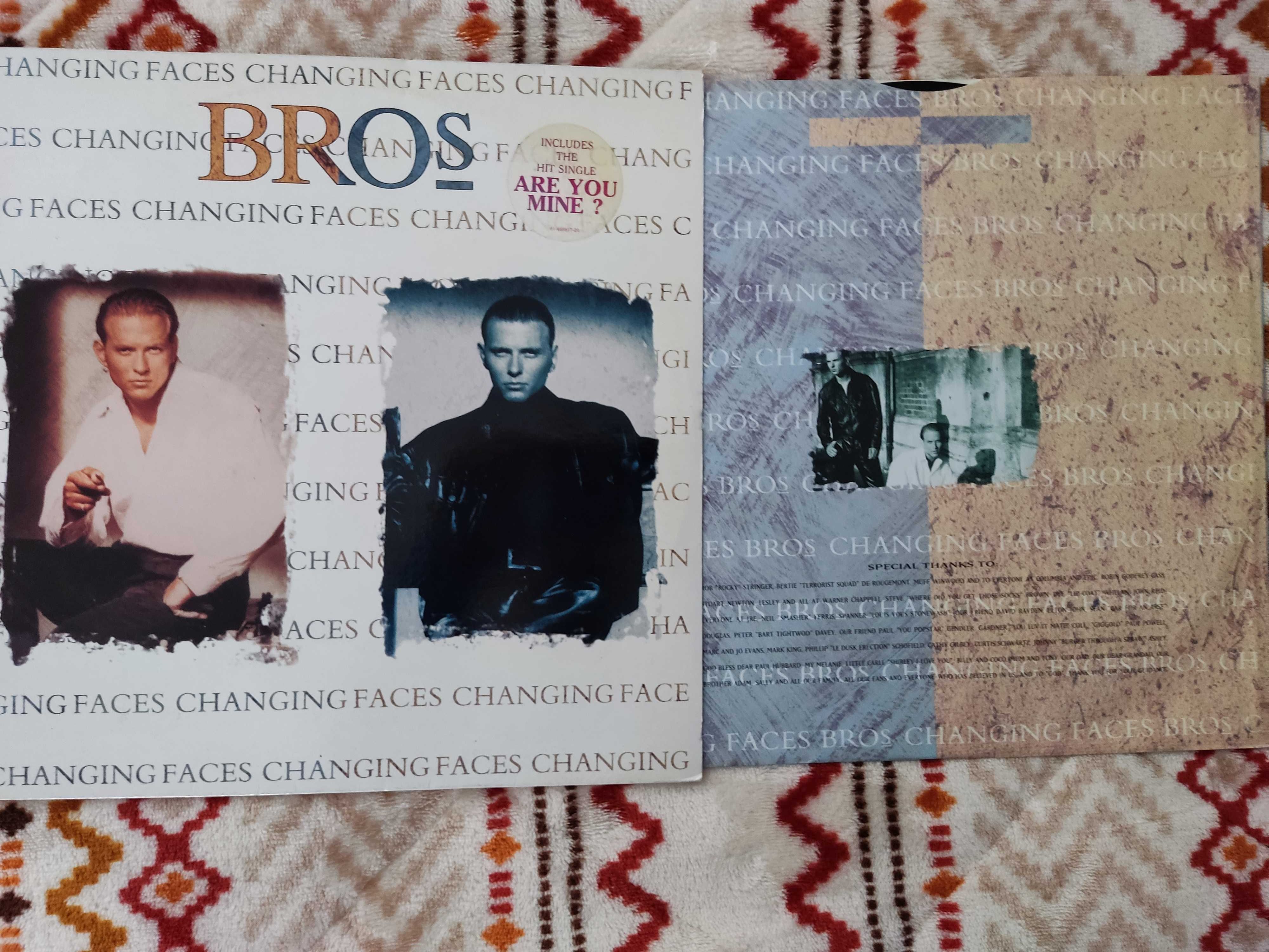 Bros - Changing Faces - 1991 pop mais 2 singles em vinil