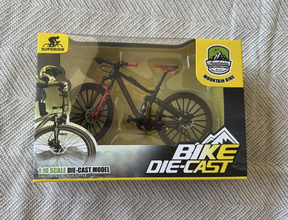 Superior bike/bicicleta die cast (modelo miniatura)
