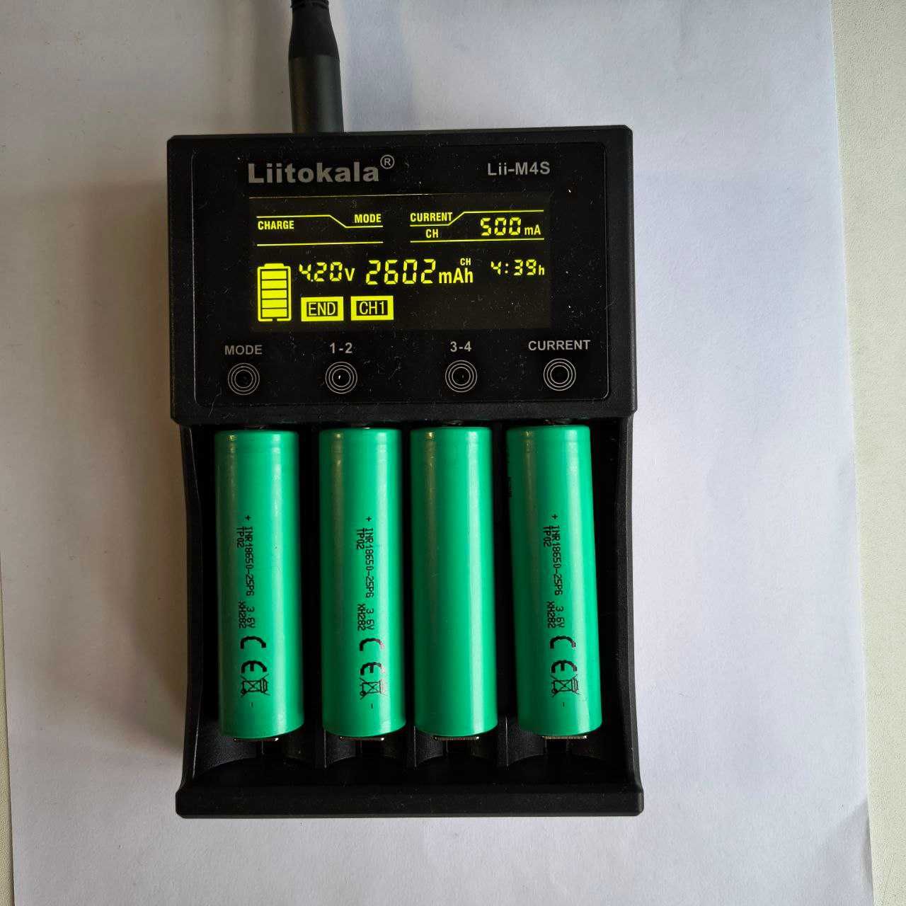 2500mAh 20A Высокотоковые аккумуляторы 18650 Tenpower INR18650-25PG