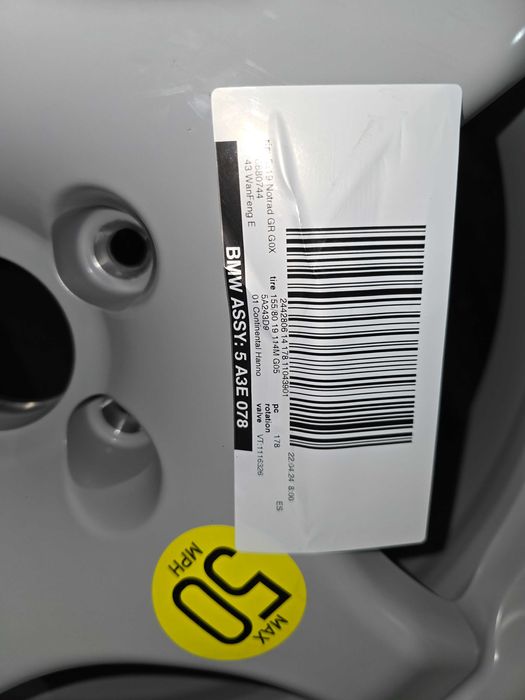 Dojazd koło BMW 19" G05, GO6, GO7, XM Nowe 24r.! oryginał polecam