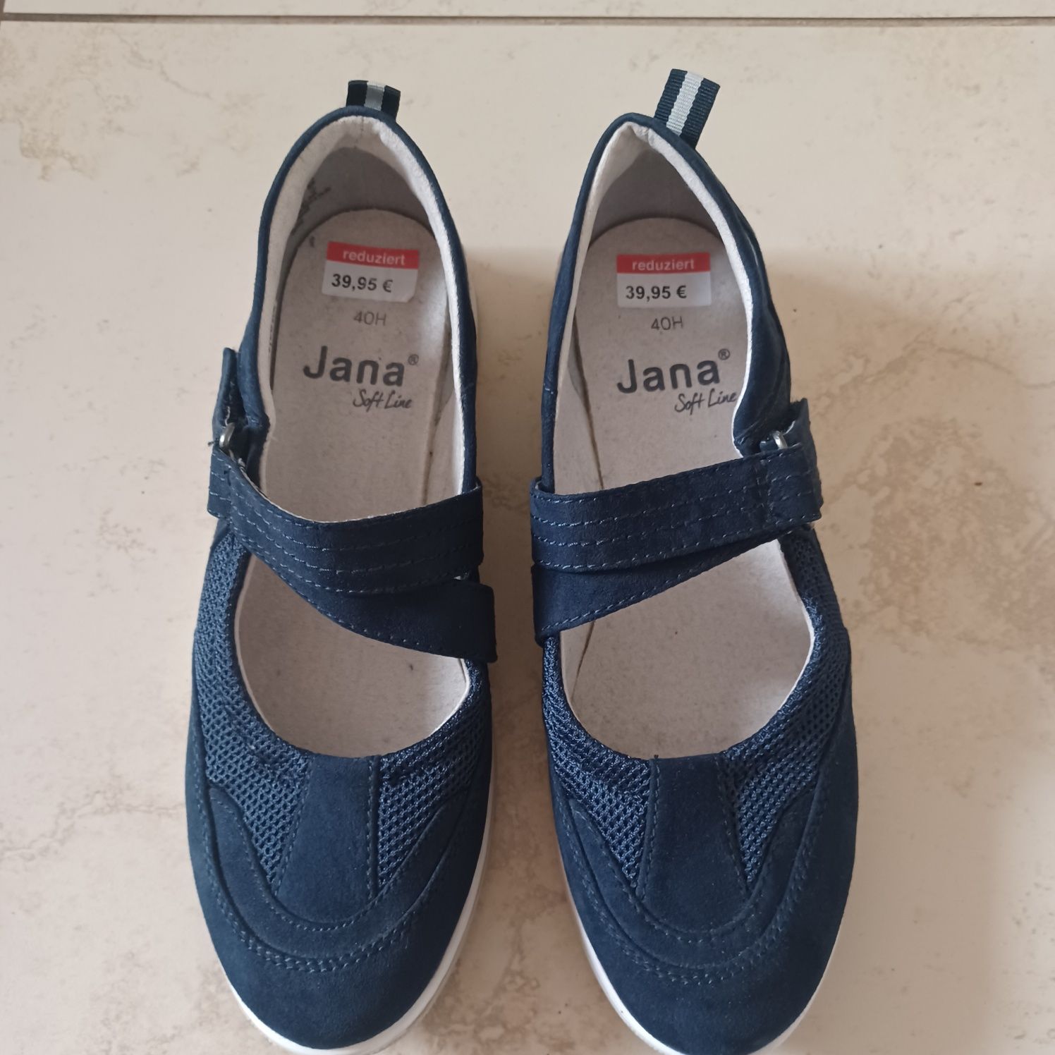 Buty zdrowotne niemieckiej firmy JANA soft line raz założone 40H