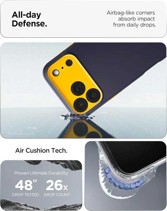 Чехол Spigen Nano Pop MagFit для iPhone 17 Pro Blueberry Navy