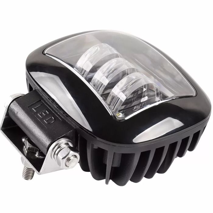 Дополнительная светодиодная фара 45w с ангельскими глазками LED фара