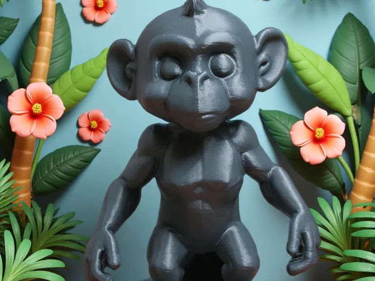 Macaco Brincalhão Estilizado