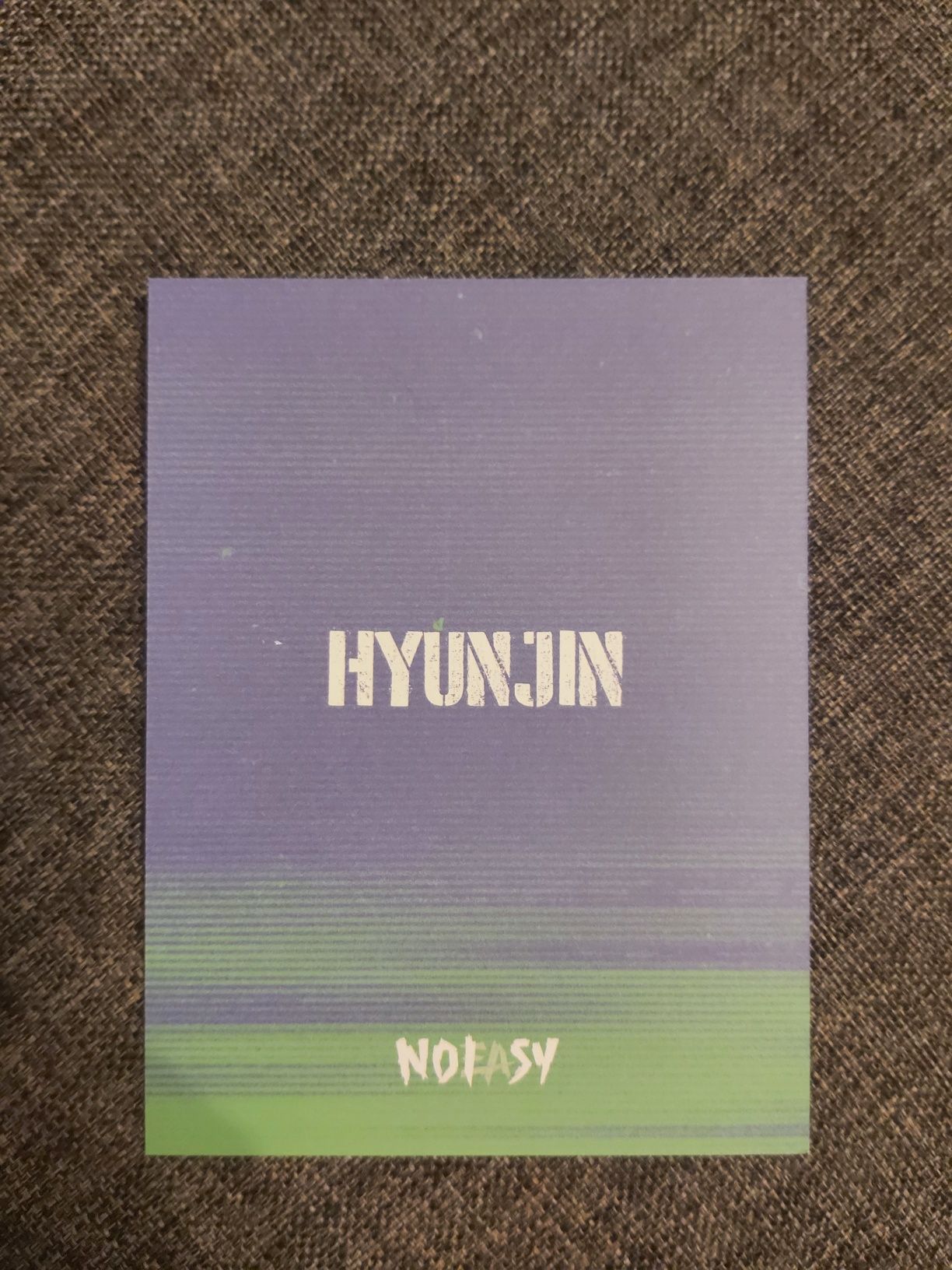 Stray Kids postcard Hyunjin z mini photobook Noeasy