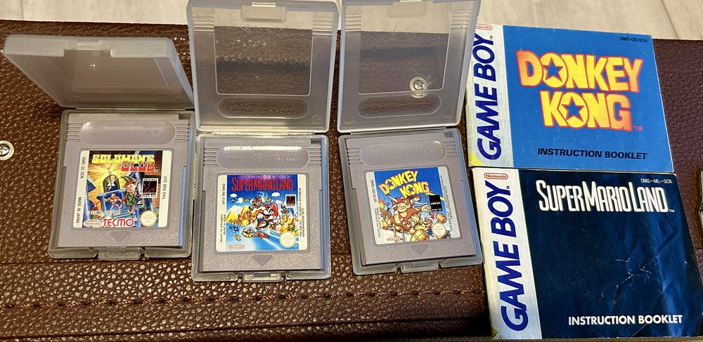 3 Gry gameboy: mario, donkey kong, salomons