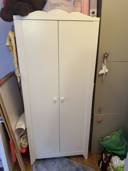 Roupeiro branco para quarto de criança e bebe
