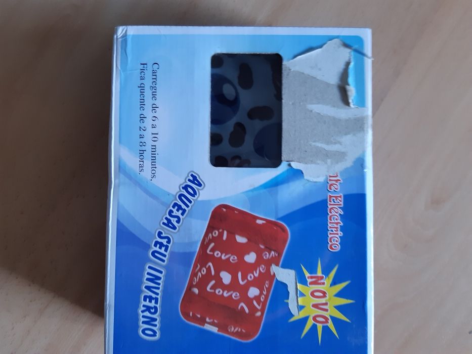 Saco de água quente elétrico. Novo. Vendo ou troco