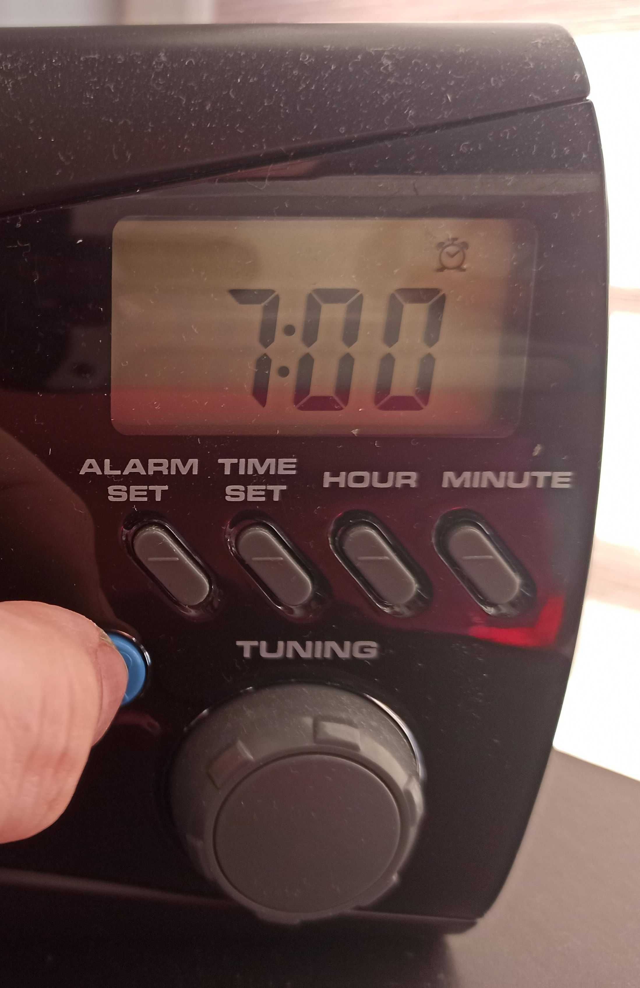 radio ELTRA Kinga 2 sieciowo-bateryjne AM FM zegar budzik