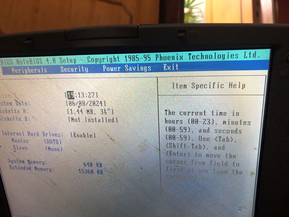 Portatil computador antigo NEC