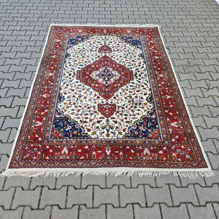 Dywan wełniany indyjski Tabriz wzór perski Tabriz rękodzieło 239x170