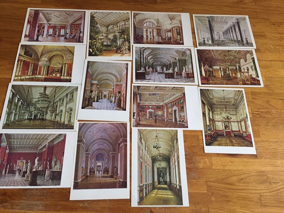 Открытки ссср дворцов и репродукции картин