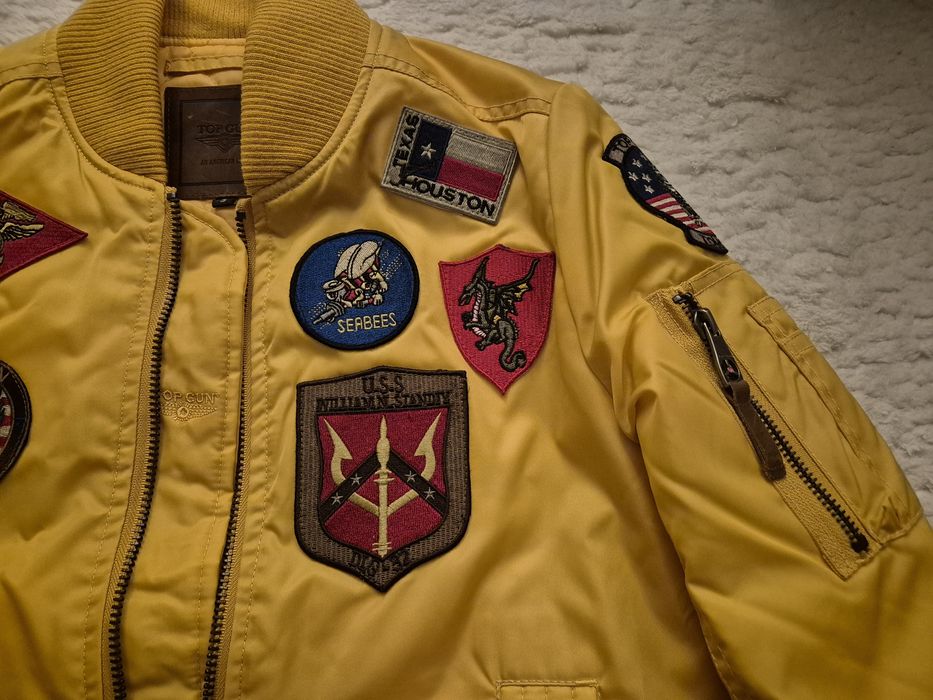 Kurtka pilotka Top Gun, roz. S, nowa