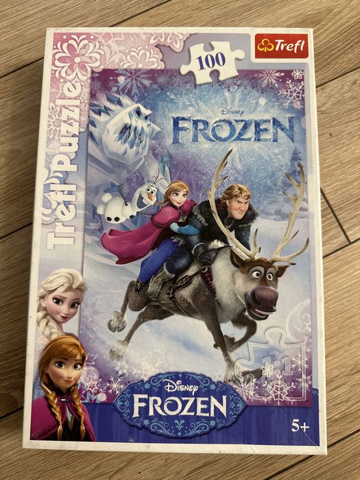 Puzzle Kraina Lodu Frozen 4 opakowania