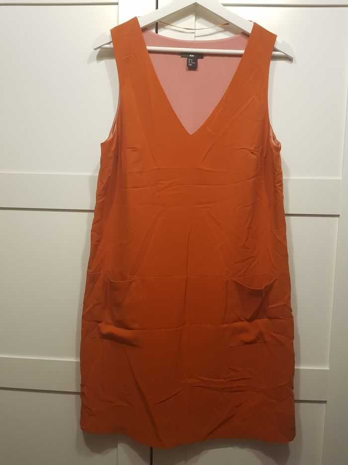 Ruda sukienka H&M L/XL