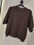 Sweterek czekoladowy oversize