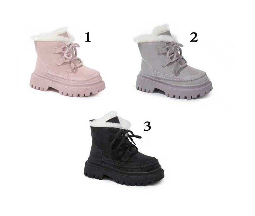 Дитячі зимові чоботи черевики Clibee для дівчинки 23 24 25 26 27 28