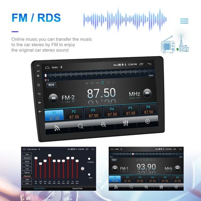 Rádio android 11 2din 9" 2/32GB GPS WiFi Carplay NOVO