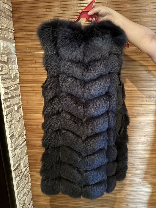 Хутряна жилетка з пісця