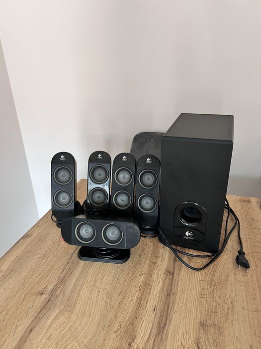 Glosniki 5.1 Logitech + SUBWOOFER. Swietny Stan, Bardzo dobry dzwięk