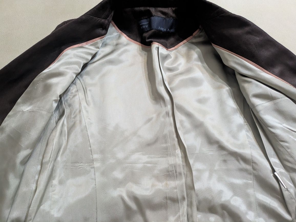 Blazer castanho da Zara