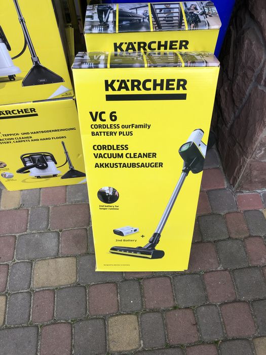 Акумуляторний пилосос VC 6 Cordless ourFamily Battery Plus Новий