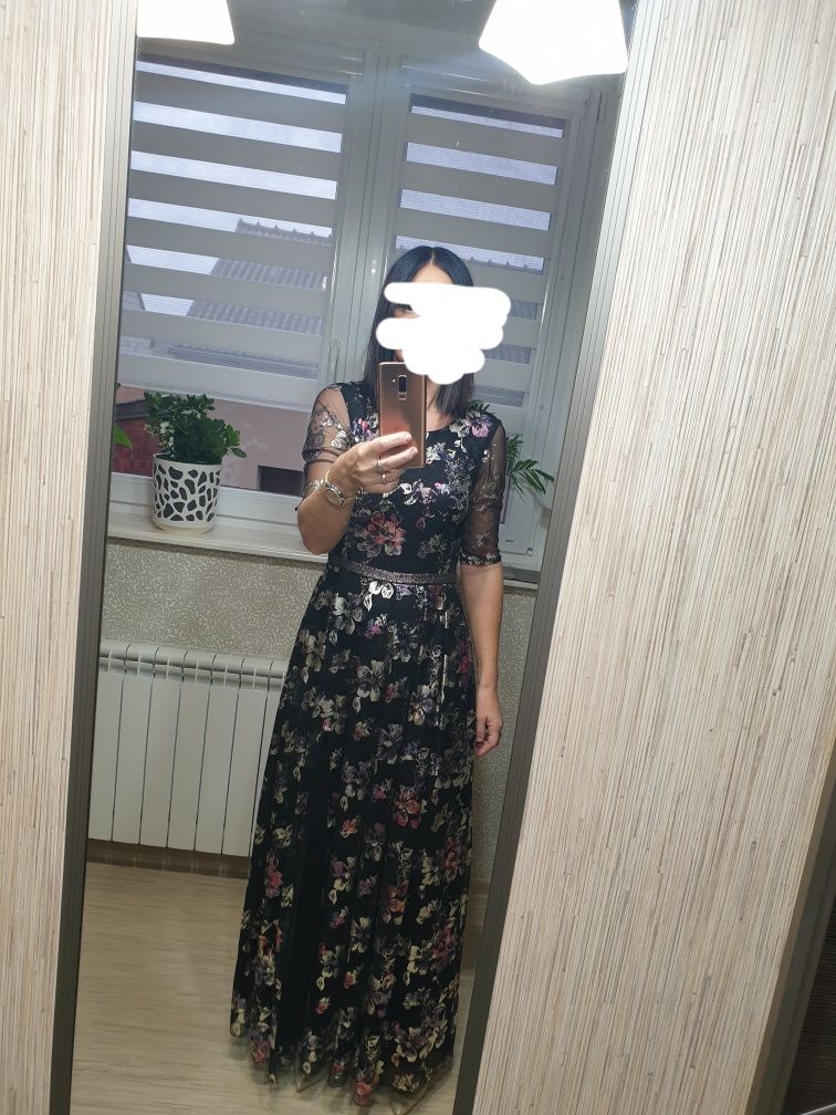 Suknia wieczorowa dluga maxi