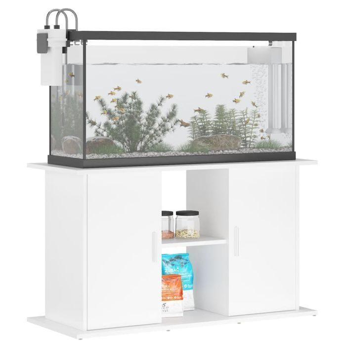 Szafka pod akwarium Vidaxl, biała, 101x41x58 cm - eleganckie wsparcie