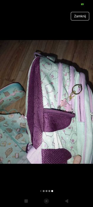 Pusheen zestaw plecak piórnik worek