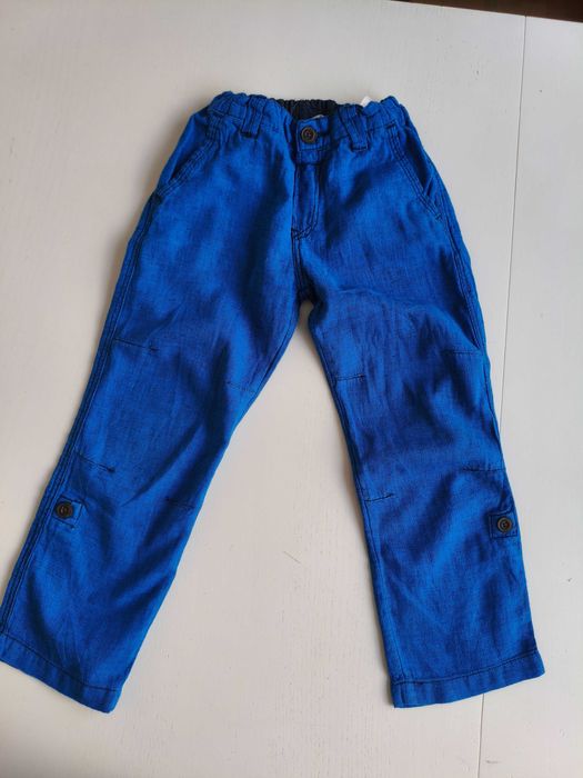 H&M spodnie Len 110