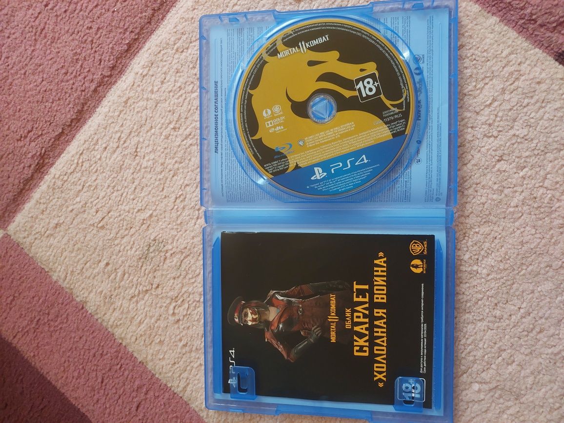 Продам диск PS4 Mortal Kombat11