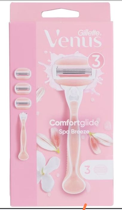 Gillette Venus Comfort Glide, Maszynka Do Golenia, 3 wkłady