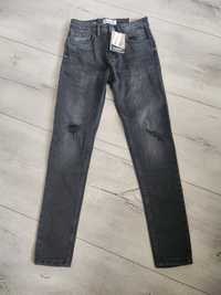 Spodnie jeansowe Pull&Bear skinny 38/30