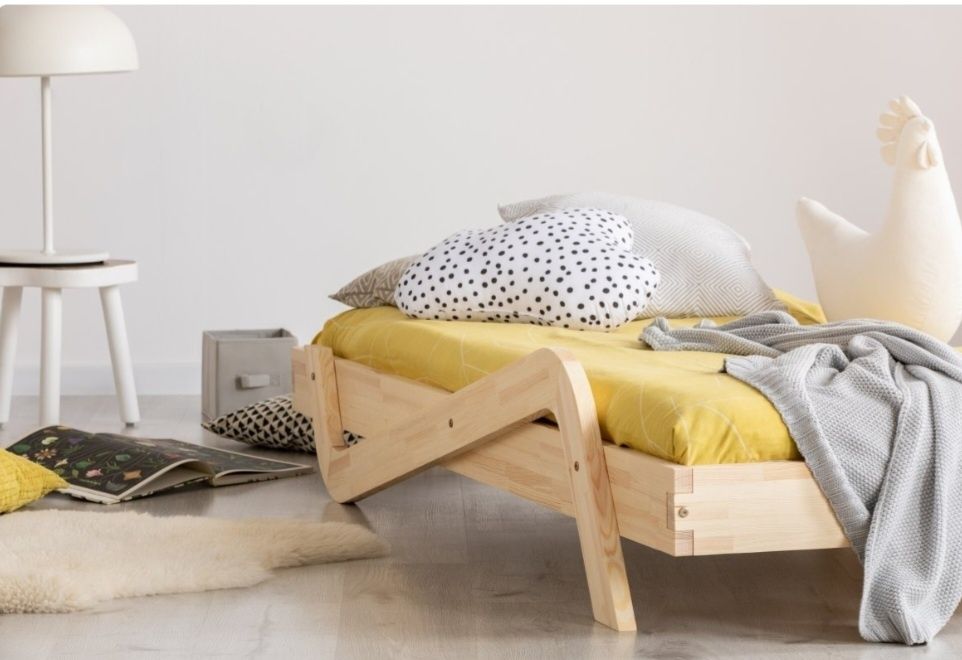 Łóżko Lite drewno Zig